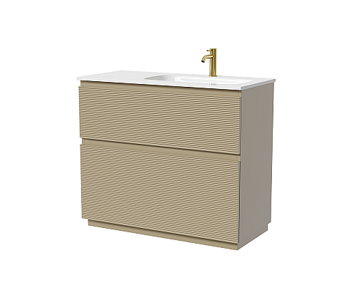 Тумба под раковину Напольная Sancos Folk Floor 99.5 FL100FLCP Капучино