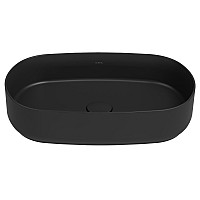 Раковина ISVEA Infinity накладная 550x360x120 черный матовый 10NF65055SV-2N