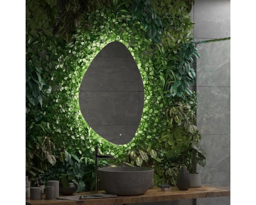 Зеркало Континент Alma 700х1000 ЗЛП613 с подсветкой с сенсорным выключателем