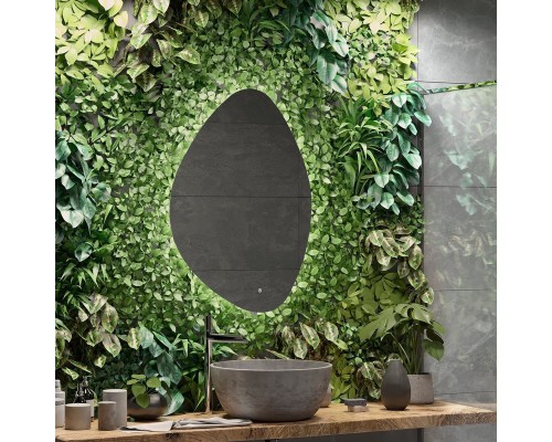 Зеркало Континент Alma 700х1000 ЗЛП613 с подсветкой с сенсорным выключателем