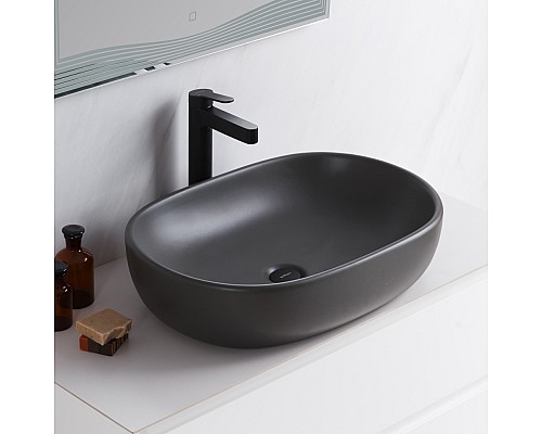 Раковина-чаша BelBagno 60 BB1084-H311 Серая матовая