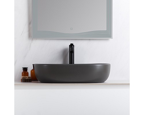 Раковина-чаша BelBagno 60 BB1084-H311 Серая матовая