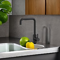 Cмеситель для кухни Raiber premium RPB-013 Graceful, матовый черный