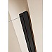 Душевая дверь Cezares Eco 90 ECO-O-B-1-90-C-NERO профиль Черный стекло прозрачное