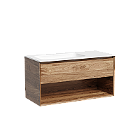 Тумба подвесная SANCOS Marmi левая, 995х445, c ящиком, дуб чарльстон MR1.0100LECH