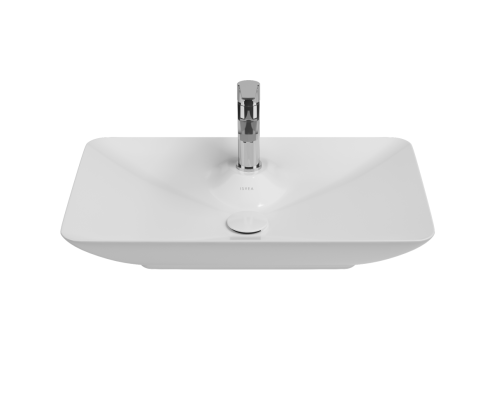 Раковина ISVEA SistemaY Clear накладная 644x395x125 антрацит матовый 10SY50065SV-2C