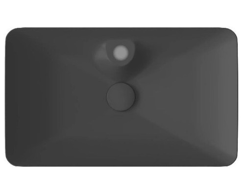 Раковина ISVEA SistemaY Clear накладная 644x395x125 антрацит матовый 10SY50065SV-2C