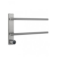 Полотенцесушитель электрический Wonzon&Woghand N?RNBERG, Брашированный никель WW-AL342-BR