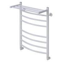 Полотенцесушитель водяной Comfysan Noumi W-8 80/50 с полкой, белый