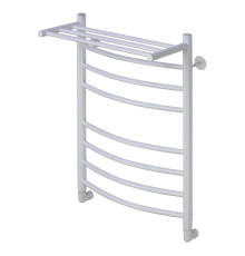 Полотенцесушитель водяной Comfysan Noumi W-8 80/50 с полкой, белый