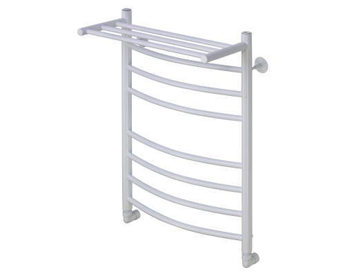 Полотенцесушитель водяной Comfysan Noumi W-8 80/50 с полкой, белый