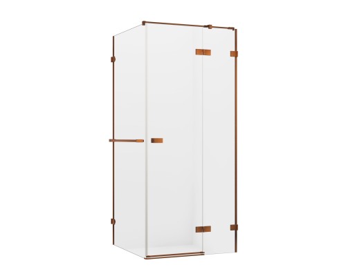 Душевое ограждение NEW TRENDY AVEXA COPPER BRUSHED R 90x80x200 медь