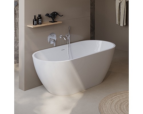 Акриловая ванна BelBagno Uno 160x73 BB701-1600-730-K без гидромассажа Акриловая ванна BelBagno Uno 160x73 BB701-1600-730-K без гидромассажа