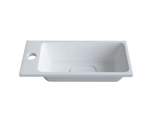 Раковина для ванной Uperwood Modul 50х21х12 см, белая глянцевая