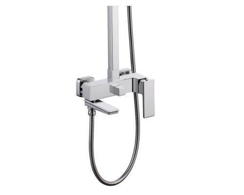 Душевая система Rimero RM2409WC Белый/Хром