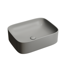 Чаша накладная прямоугольная Ceramica Nova Element 50x38 Антрацит Матовый