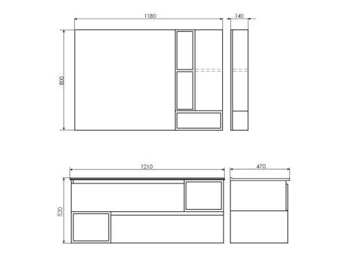 Тумба с раковиной Comforty Турин-120М дуб бежевый Comforty 9120E