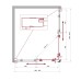 Душевой уголок BelBagno Uno 120х90 Черный матовый