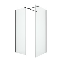 Душевое ограждение NEW TRENDY NEW MODUS BLACK 140x80x200 черный