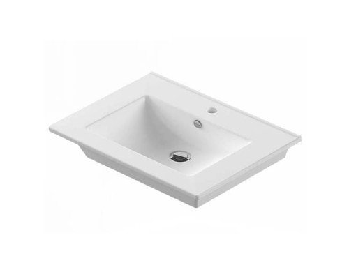 Тумба с раковиной Comforty Марио-75 дуб дымчатый Quadro 75