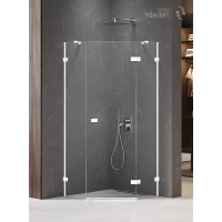 Душевое ограждение NEW TRENDY AVEXA WHITE R 80x80x200 белый