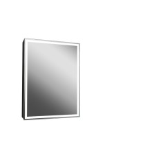 Зеркальный шкаф Континент Mirror Box black Led 60 с подсветкой Черный