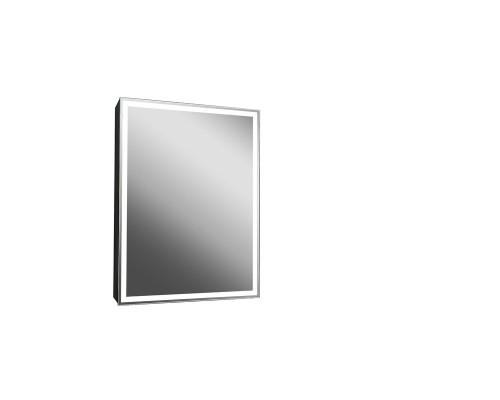 Зеркальный шкаф Континент Mirror Box black Led 60 с подсветкой Черный