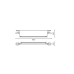 Душевая полка ALTROBAGNO Корпозо (Corposo) 082805 Gl