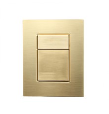 Кнопка смыва для инсталляции Wonzon&Woghand, Брашированное золото WW-IB256-BG