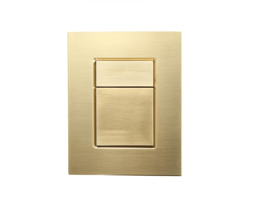 Кнопка смыва для инсталляции Wonzon&Woghand, Брашированное золото WW-IB256-BG