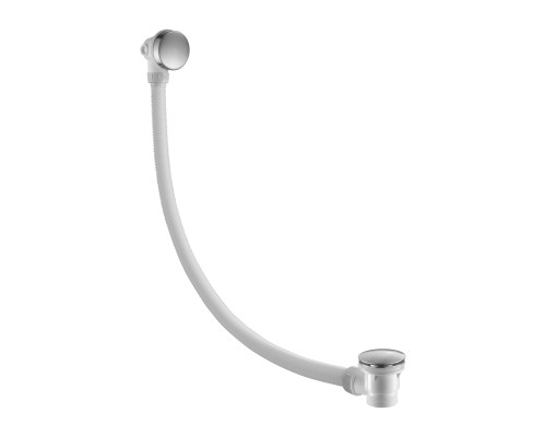 Слив-перелив для ванны Benesque 59010102 никель брашированный