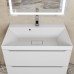 Раковина для ванной 70 см, Uperwood Classic New, белая глянцевая, с накладкой для слива
