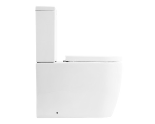 Унитаз компакт BelBagno Marino BB105CPR/BB105SC без бачка с сиденьем Микролифт