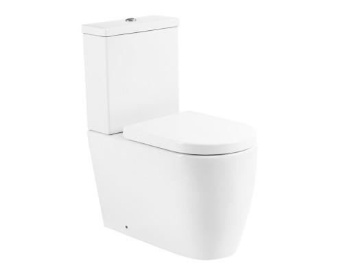 Унитаз компакт BelBagno Marino BB105CPR/BB105SC без бачка с сиденьем Микролифт