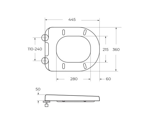 Унитаз компакт BelBagno Marino BB105CPR/BB105SC без бачка с сиденьем Микролифт
