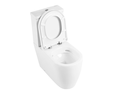 Унитаз компакт BelBagno Marino BB105CPR/BB105SC без бачка с сиденьем Микролифт