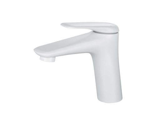 Смеситель для раковины Wonzon&Woghand Elbe, Белый матовый WW-A41222-MW