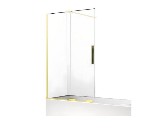 Шторка для ванны NEW TRENDY SMART LIGHT GOLD 110x150 светлое золото
