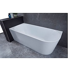 Ванна акриловая Vincea VBT-402-1700L 1700x800x580 белый левая со сливом хром