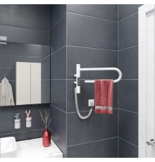 Полотенцесушитель электрический Vincea 39x25 Белый