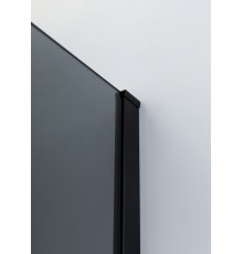 Душевой уголок Cezares Slider 110x80 SLIDER-AH-2-70/80-100/110-GRIGIO-NERO профиль Черный матовый стекло тонированное