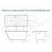 Ванна чугунная Delice Continental PLUS 100х70 с отверстиями под ручки и антискользящим покрытием