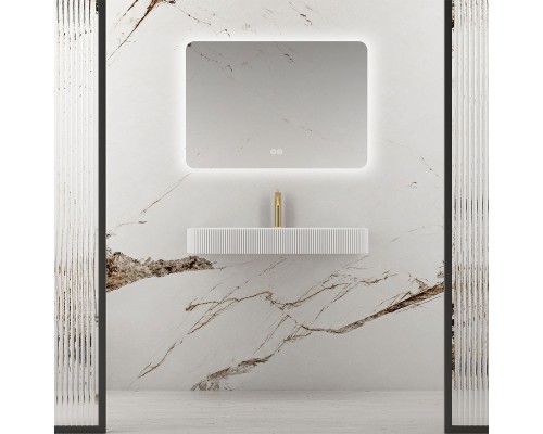 Зеркало LED Vincea VLM-3BE100-2 1000х800 c сенсорным выключателем и антизапотевание