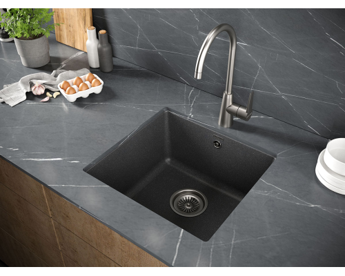 Мойка для кухни кварцевая Paulmark Brilon PM104546-DG