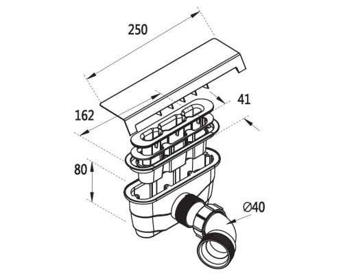 Душевой поддон из искусственного камня Cezares Tray AS 100x80 L TRAY-AS-RH-100/80-30-W-L Белый