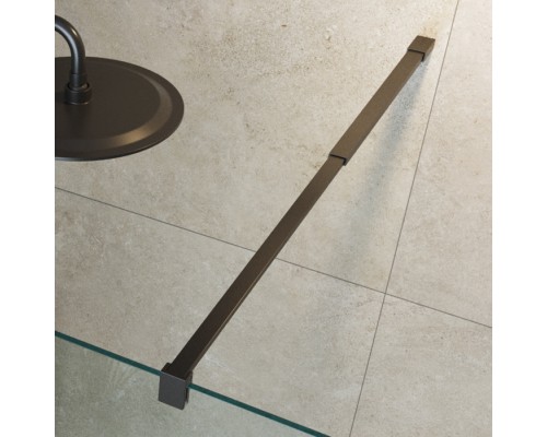 Душевая перегородка Cezares Liberta 120 LIBERTA-L-1-120-C-NERO Черный матовый