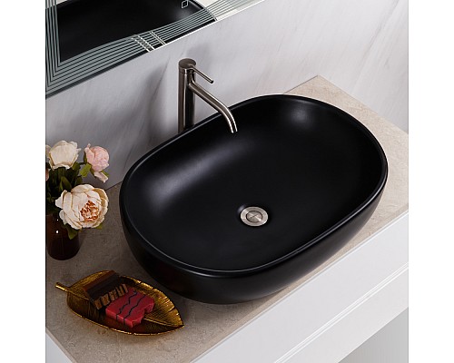 Раковина-чаша BelBagno 60 BB1084-H301 Черная матовая Раковина-чаша BelBagno 60 BB1084-H301 Черная матовая