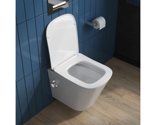 Унитаз биде BelBagno Due подвесной с сиденьем Микролифт