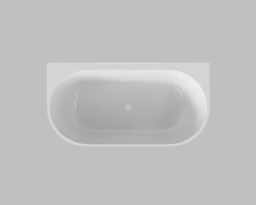 Ванна из искусственного камня Flere Via 180x85x58 (белый глянец)