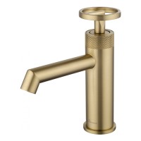 Смеситель для раковины Wonzon&Woghand, Брашированное золото WW-H1065-BG